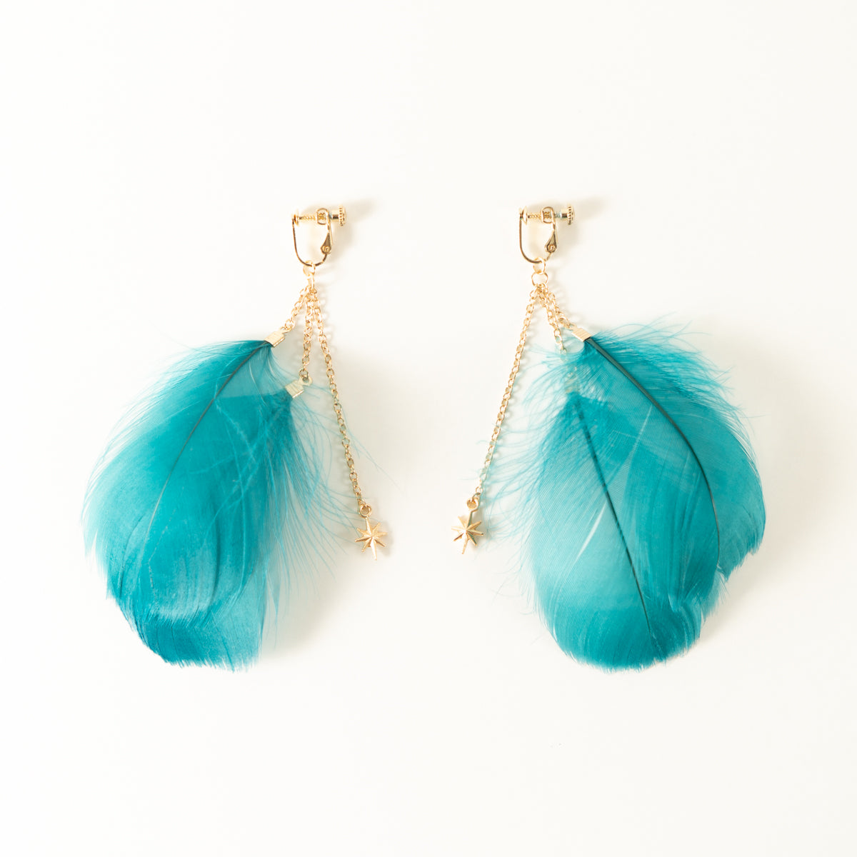 【cielkocka】羽イヤリング