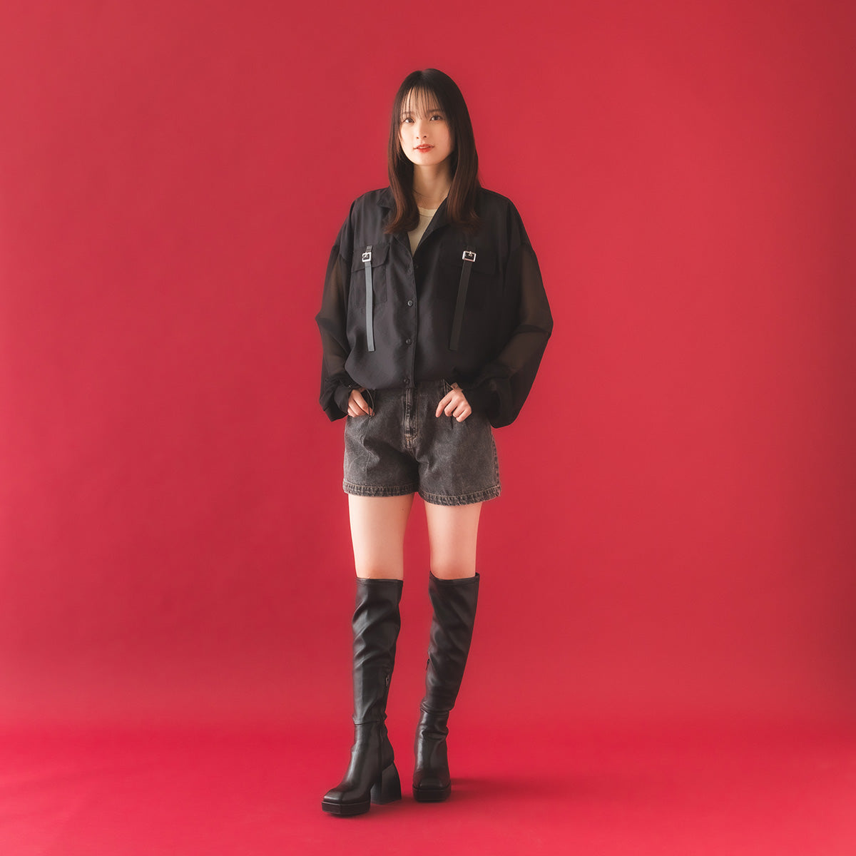 【mew】シアーブルゾン