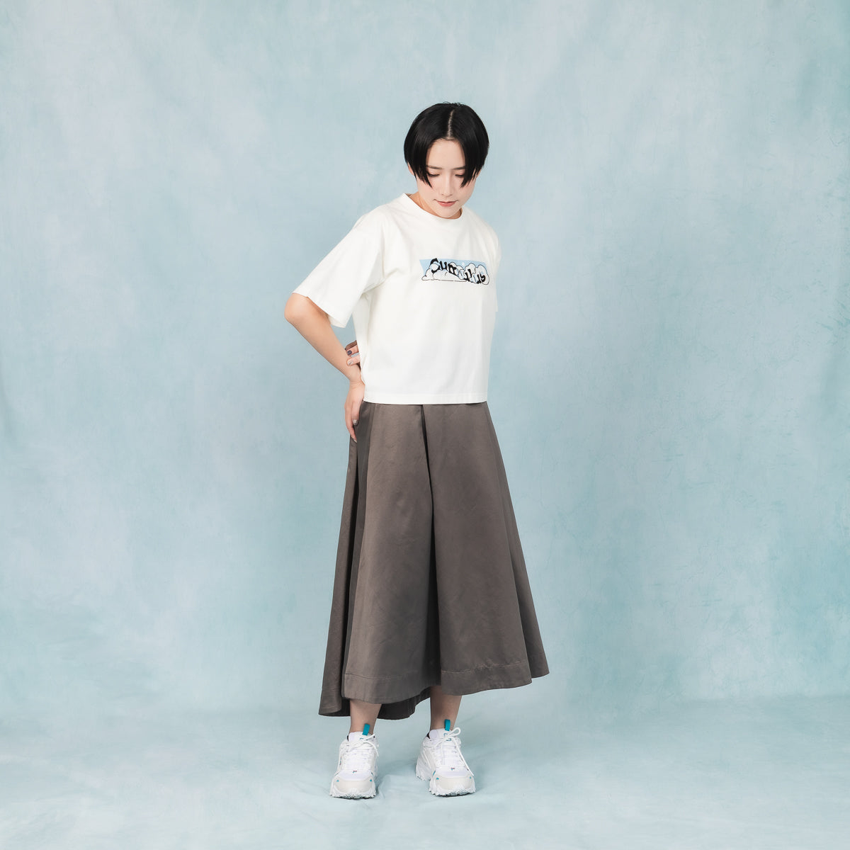 【cielkocka】Cumulus Tシャツ(ショート丈)