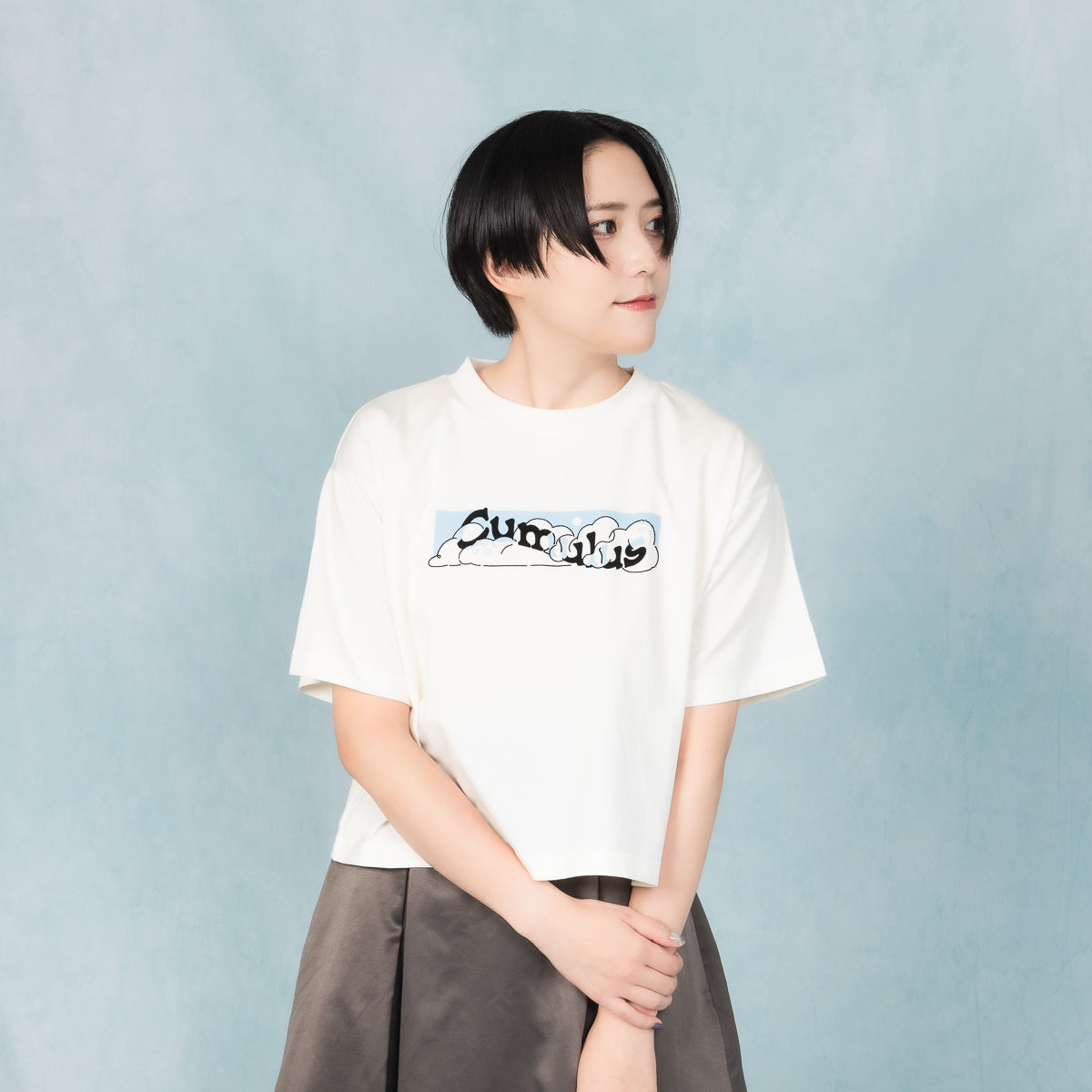 【cielkocka】Cumulus Tシャツ(ショート丈)