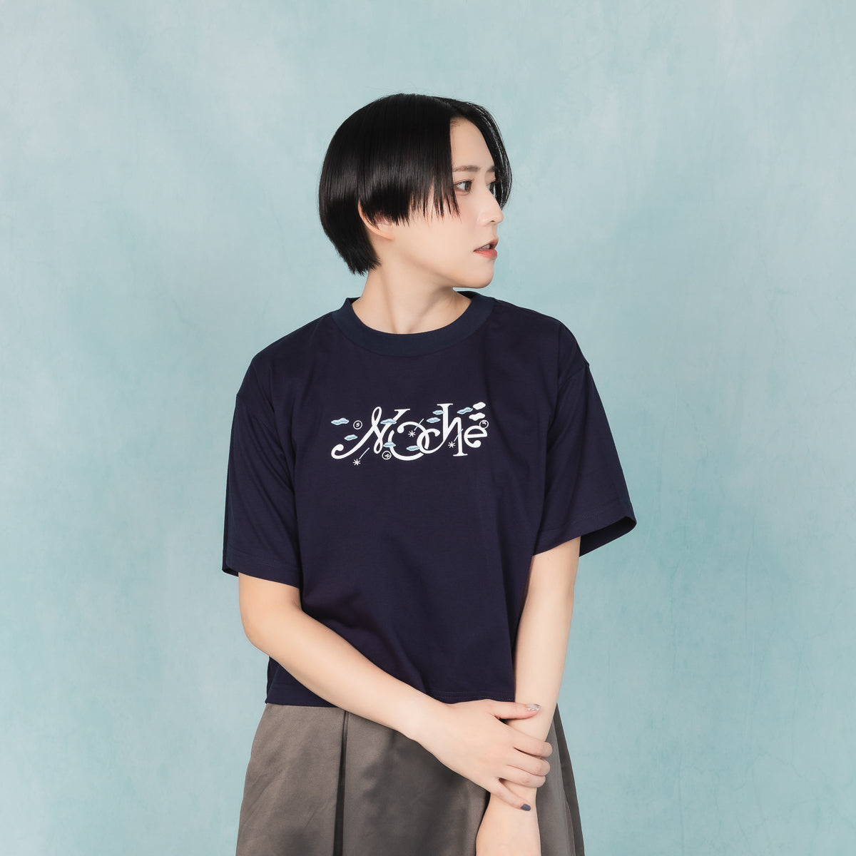 【cielkocka】Noche Tシャツ(ショート丈)