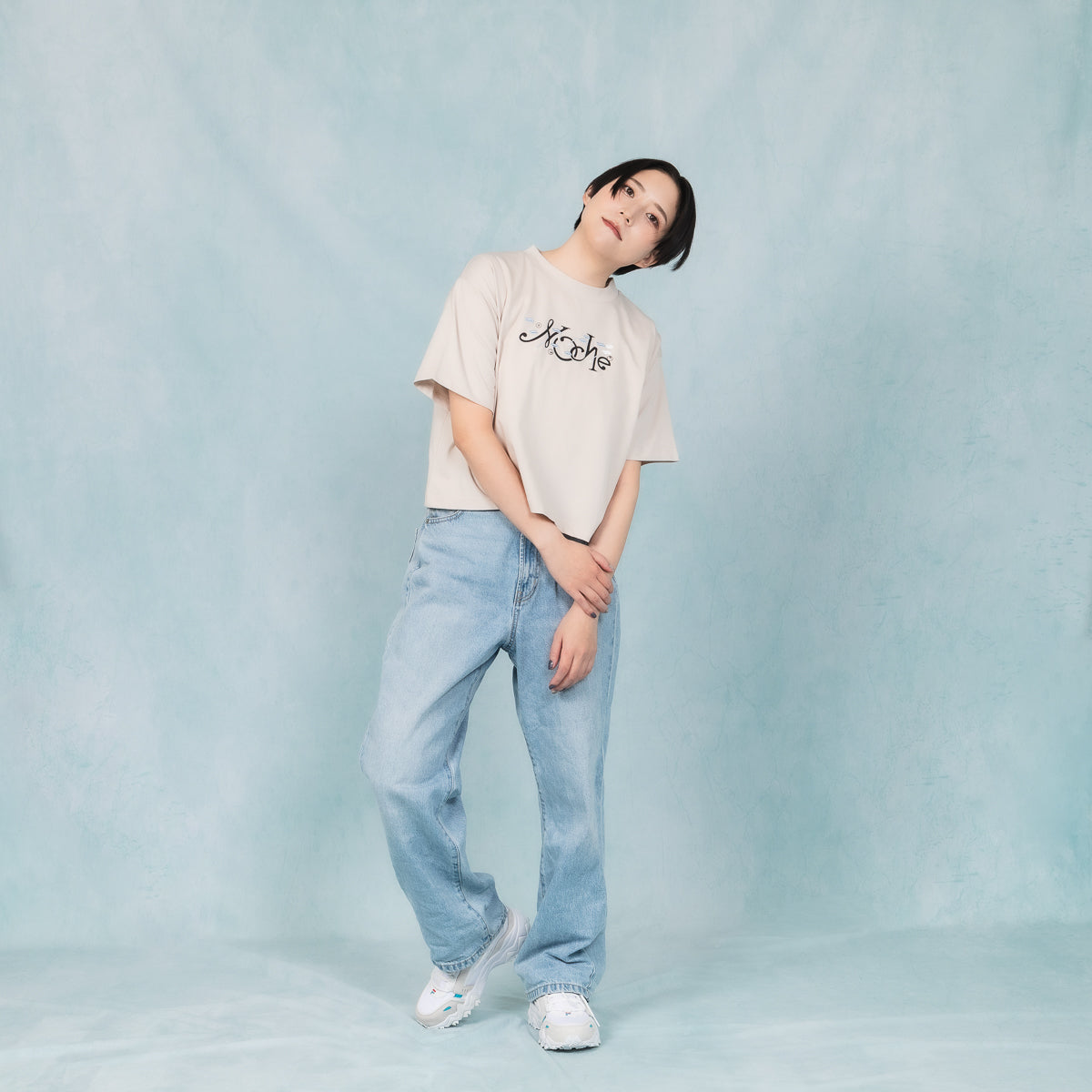 【cielkocka】Noche Tシャツ(ショート丈)