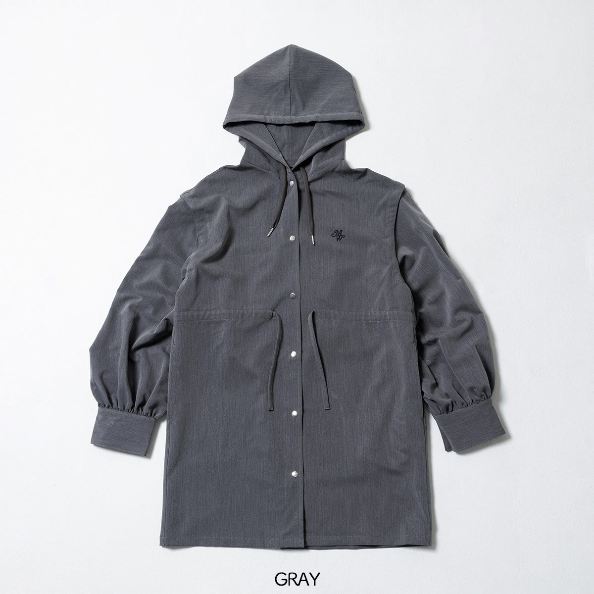 【mew】3WAYフードシャツ(GRAY/BLACK)