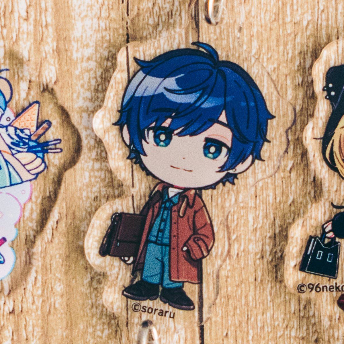 【POP UP Shop】つながるアクキー(そらる/96猫/アンダーバー/はんぺんくん)