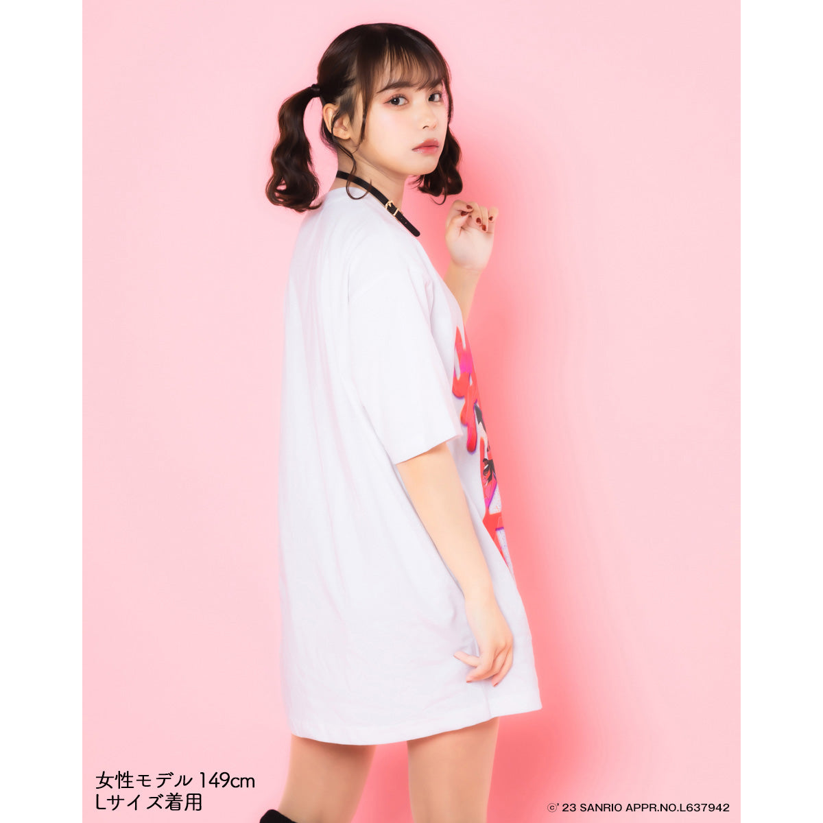 【クロミ×96猫】Tシャツ(WHT)