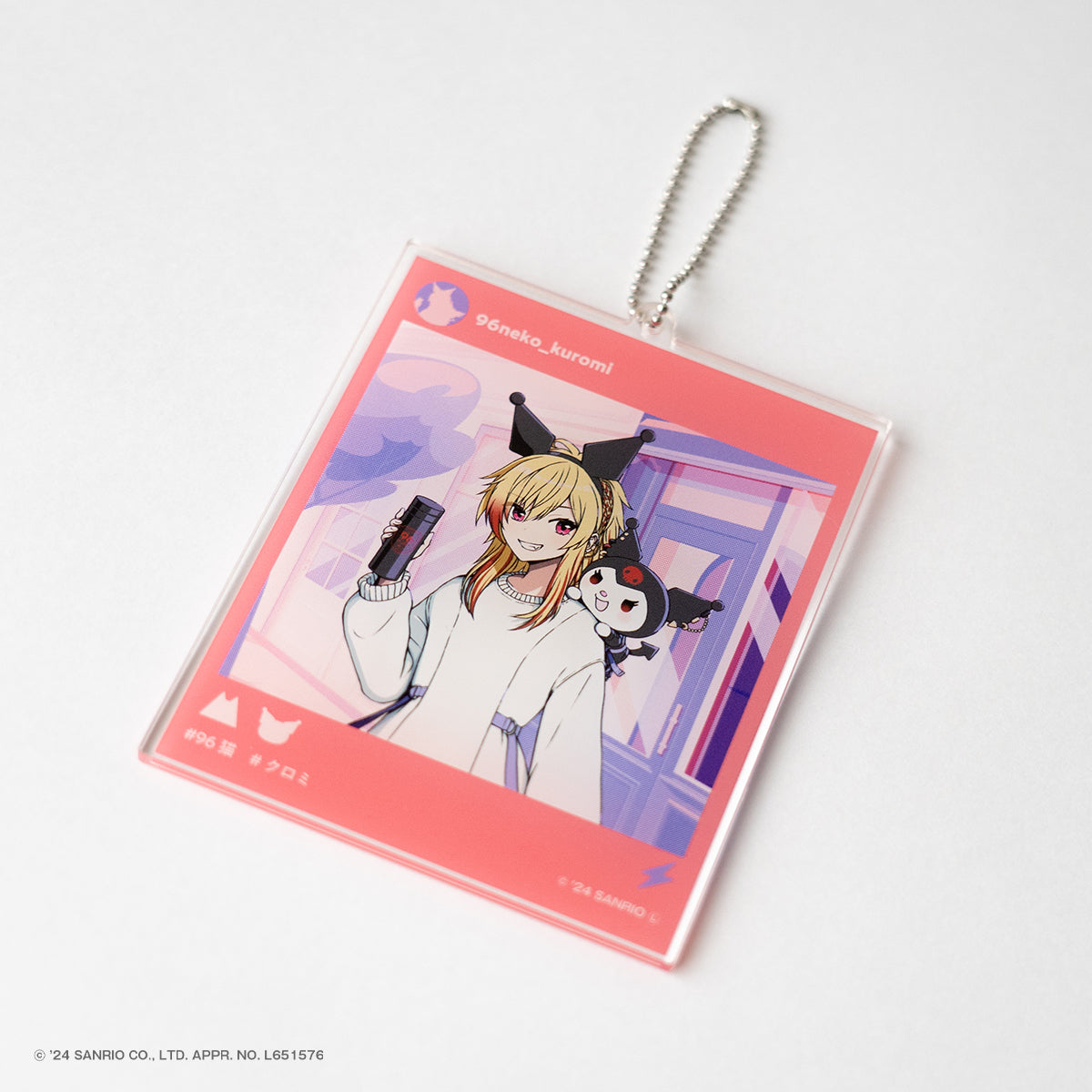 【クロミ×96猫】SNS風アクリルキーホルダー