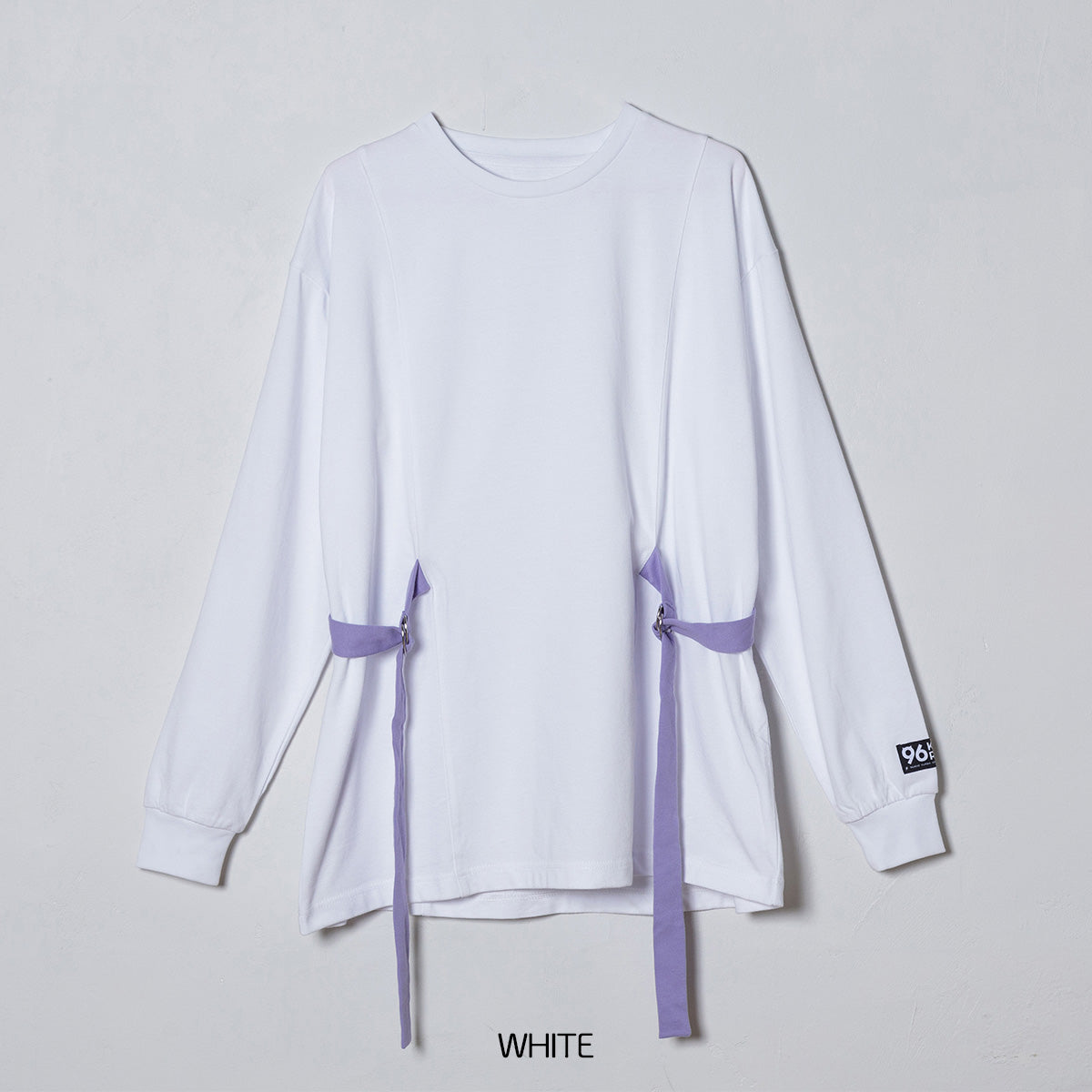 【クロミ×mew】ベルト LS Tシャツ(BLACK/WHITE)