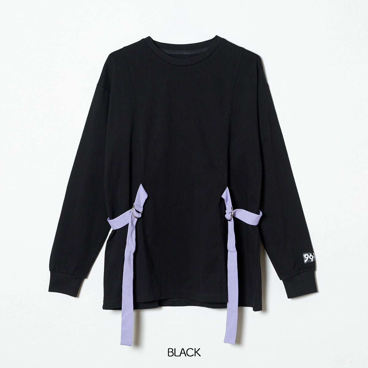 【クロミ×mew】ベルト LS Tシャツ(BLACK/WHITE)