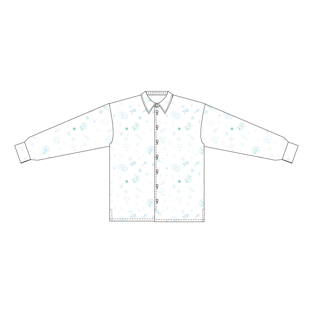 【cielkocka】星シャツ