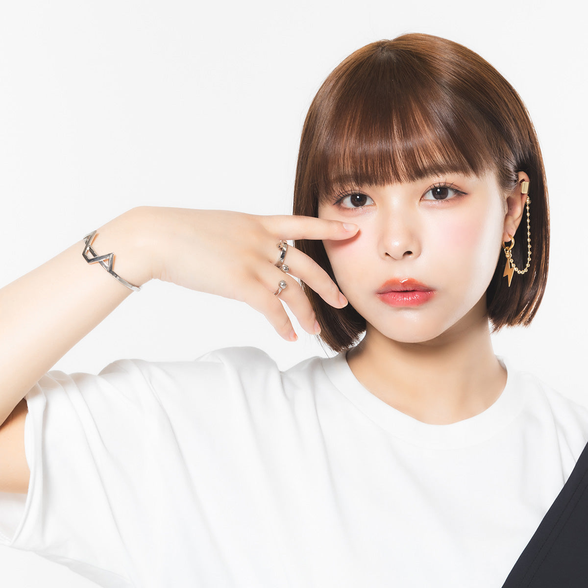 【mew】チェーンイヤーカフ(GLD)