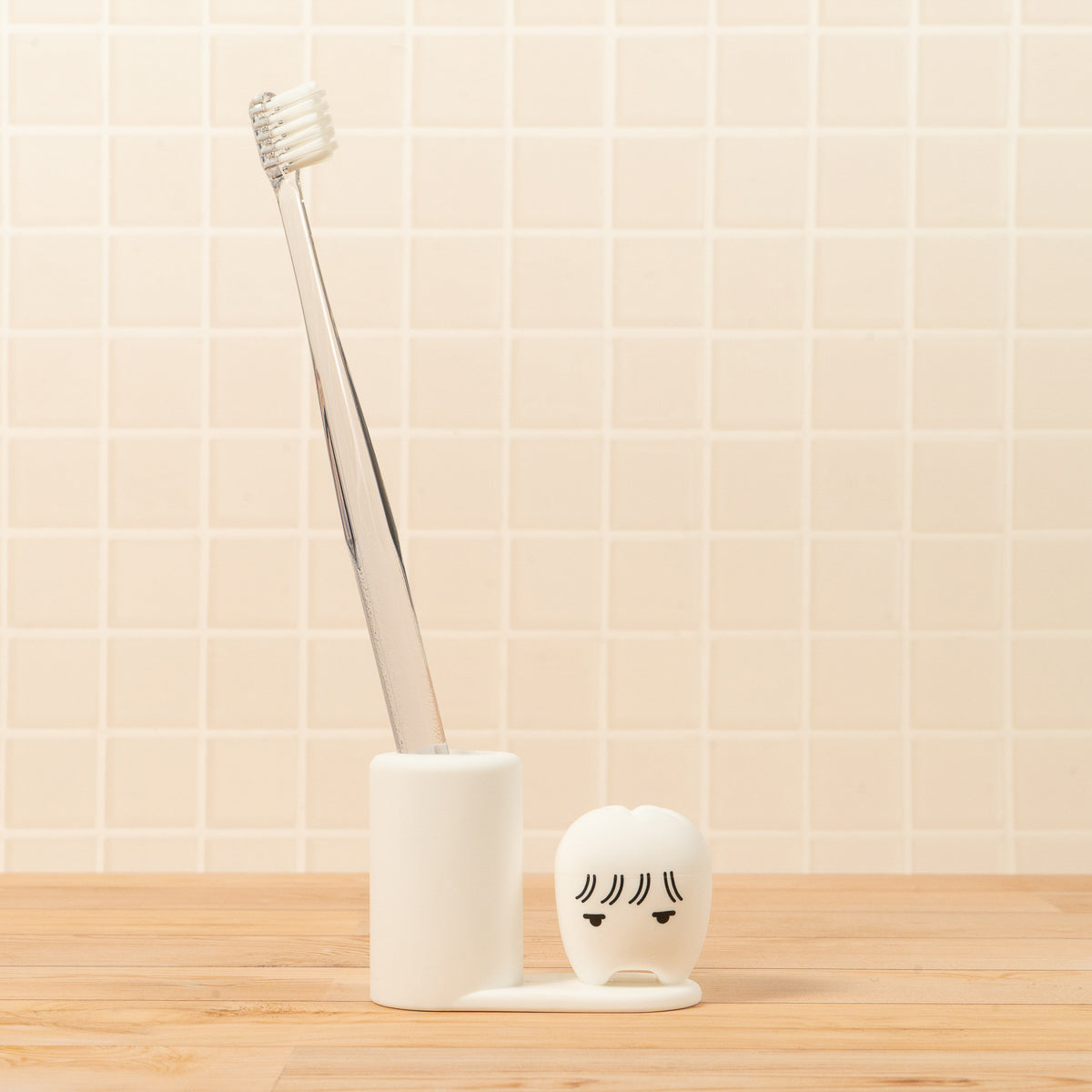 【cielkocka】歯ーちゃんの歯ブラシスタンド