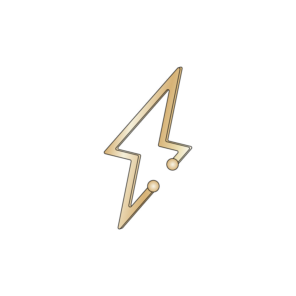 【mew】イナズマイヤーカフ(GLD)