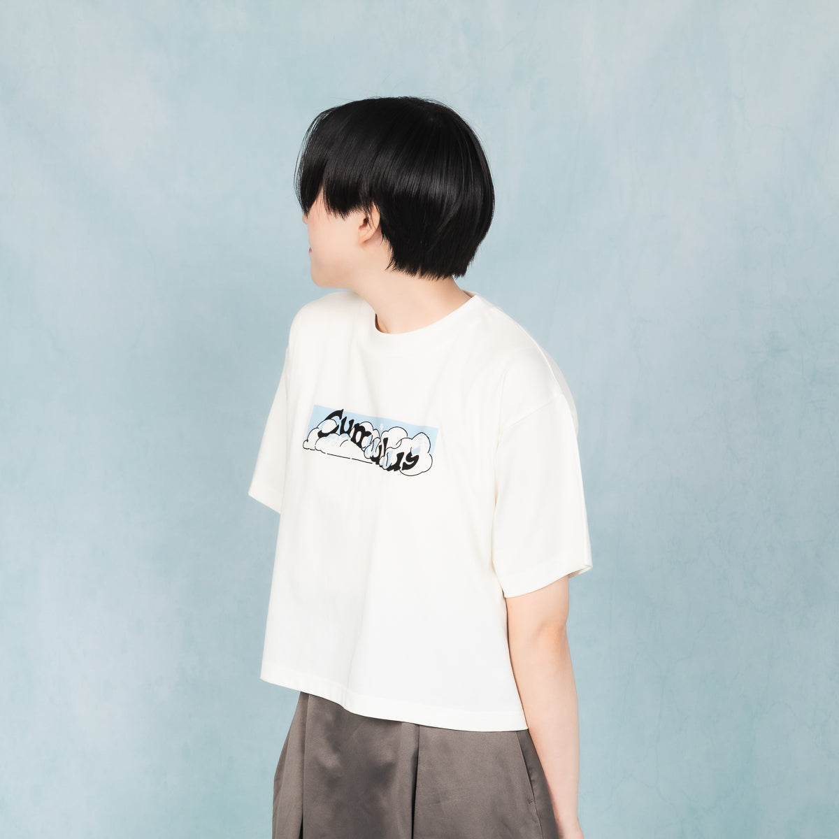 【cielkocka】Cumulus Tシャツ（ショート丈）