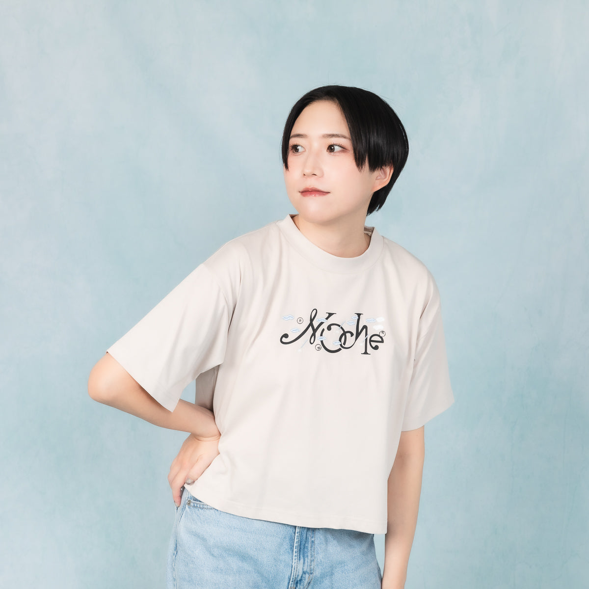 【cielkocka】Noche Tシャツ（ショート丈）
