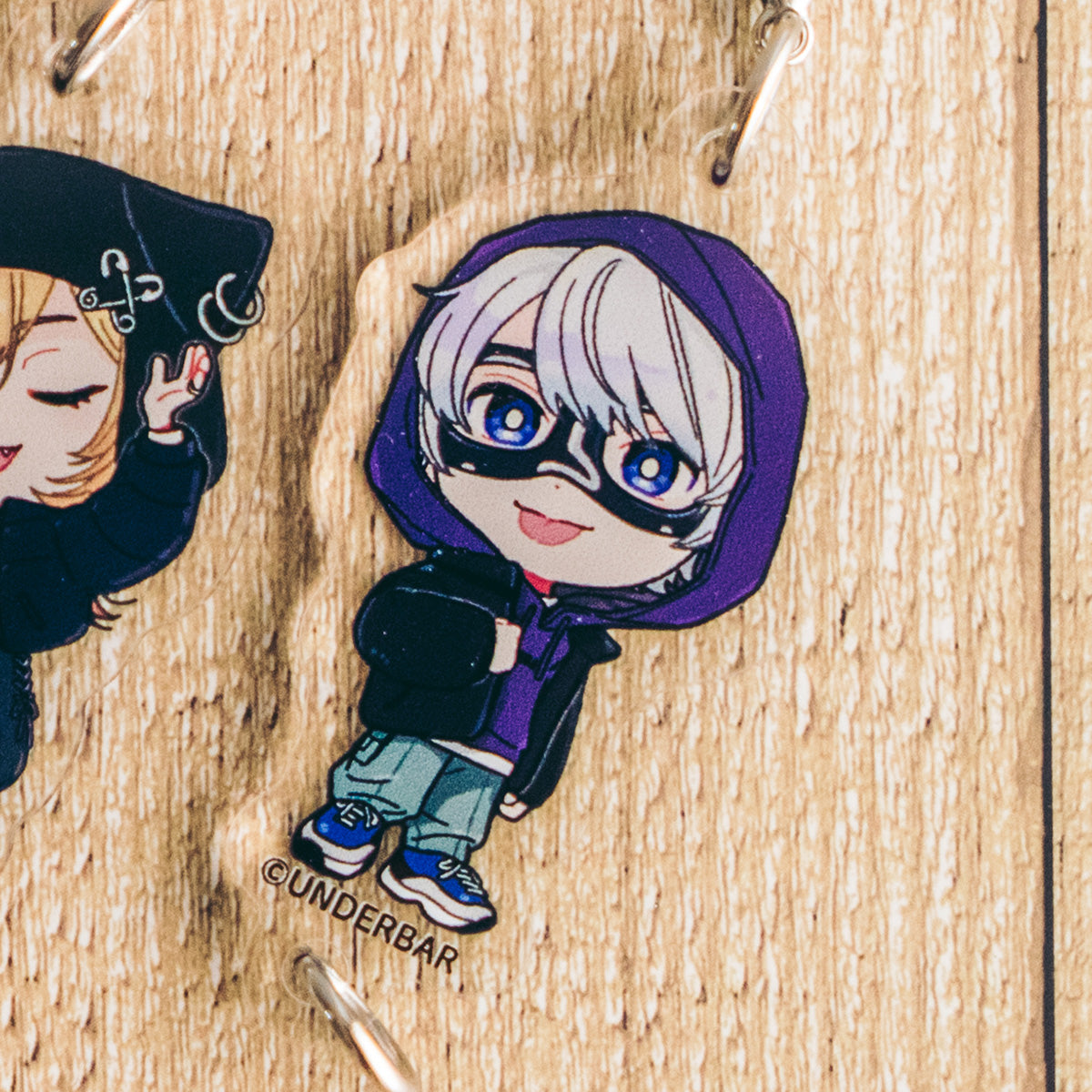 【POP UP Shop】つながるアクキー（そらる／96猫／アンダーバー／はんぺんくん）