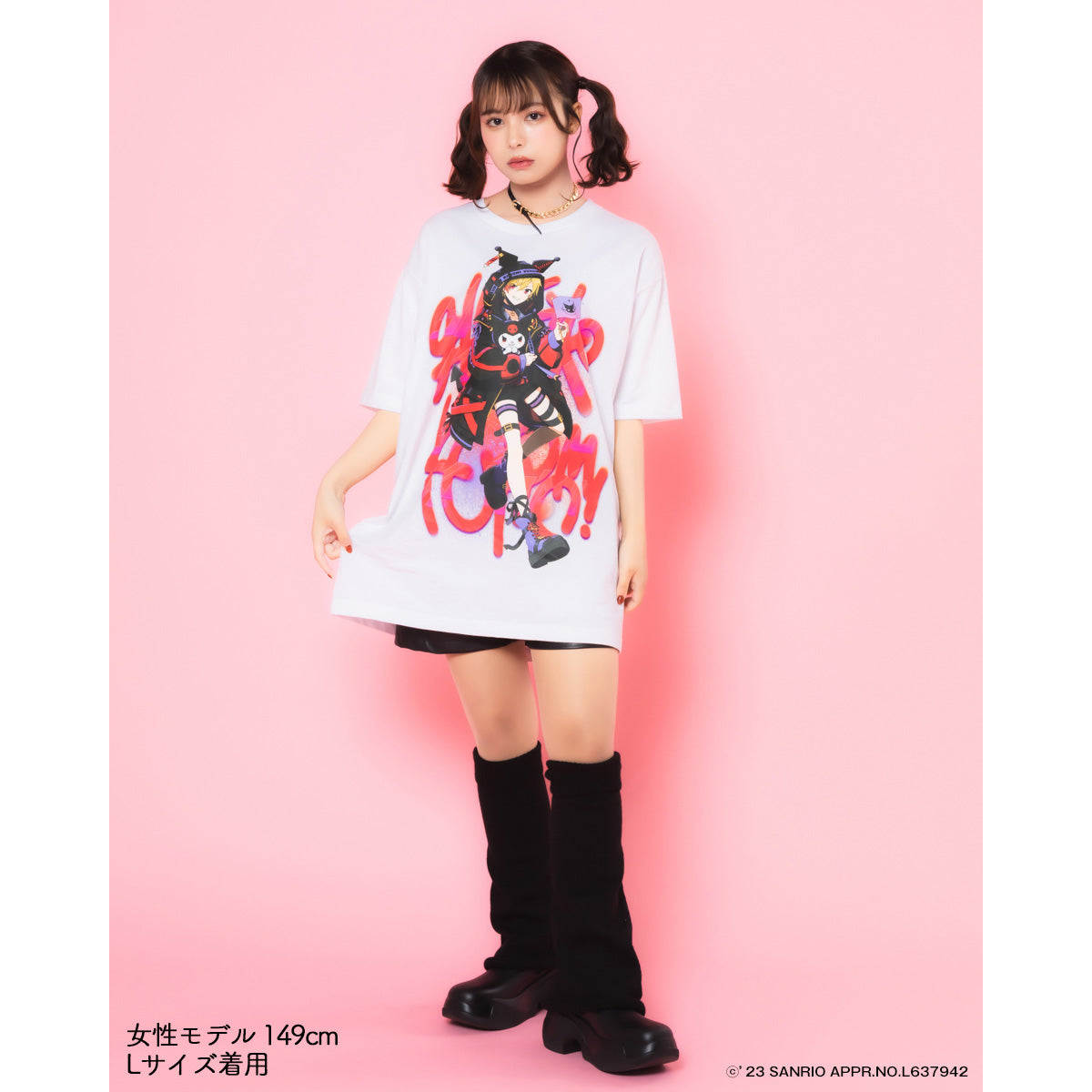 【クロミ×96猫】Tシャツ(WHT)