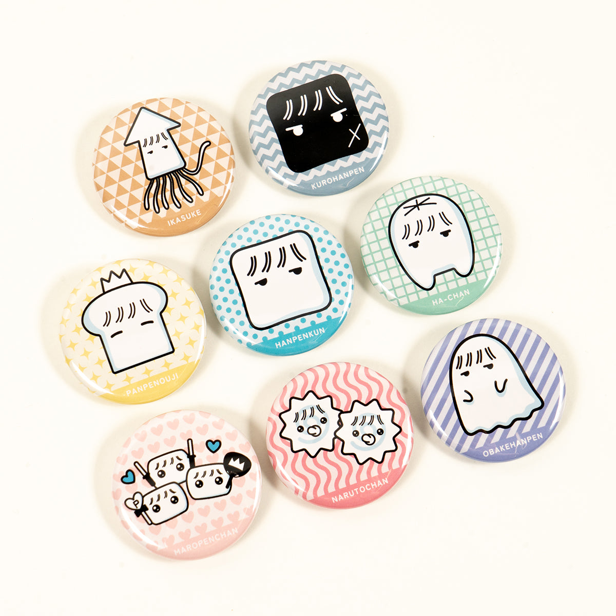 【hanpen】はんぺんずミニ缶バッジ（ランダム8種）