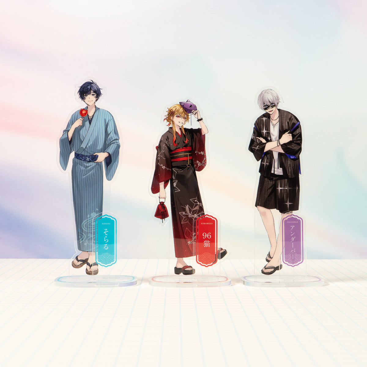 【POP UP Shop2025】アクリルスタンド（浴衣ver）（そらる／96猫／アンダーバー）