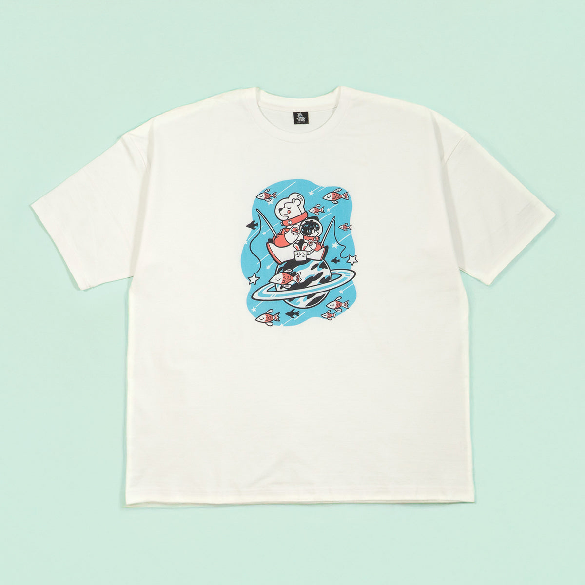【cielkocka】しろくまとそらるTシャツ