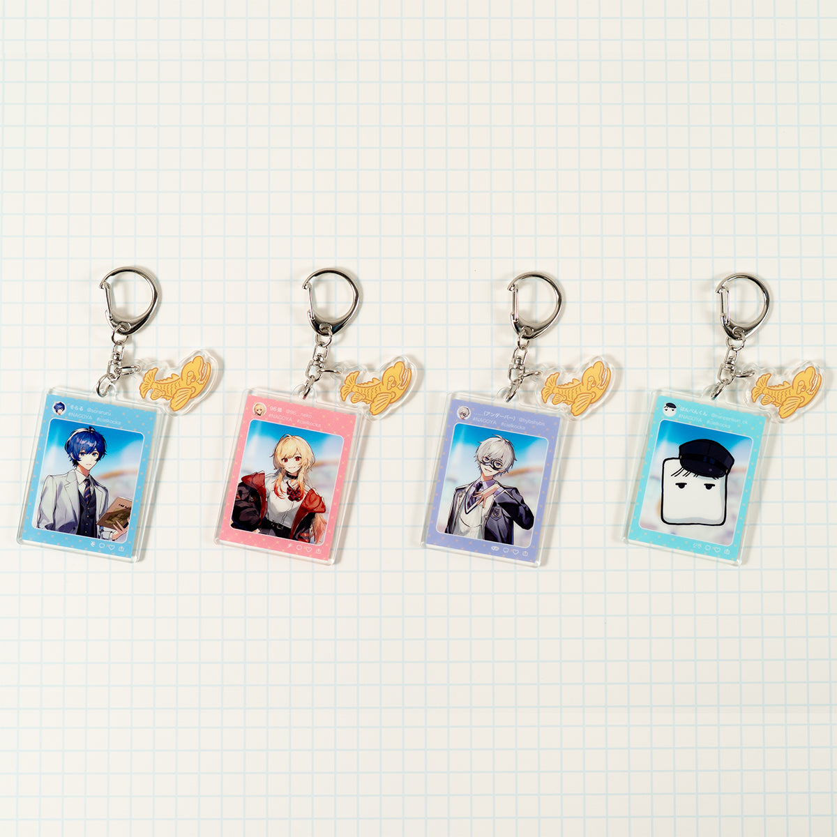 【POP UP Shop2025】栄会場アクリルキーホルダー（そらる／96猫／アンダーバー／はんぺんくん）