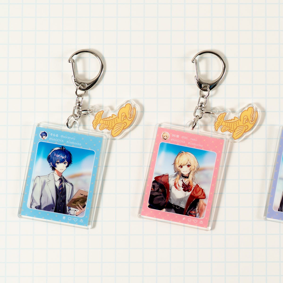 【POP UP Shop2025】栄会場アクリルキーホルダー（そらる／96猫／アンダーバー／はんぺんくん）