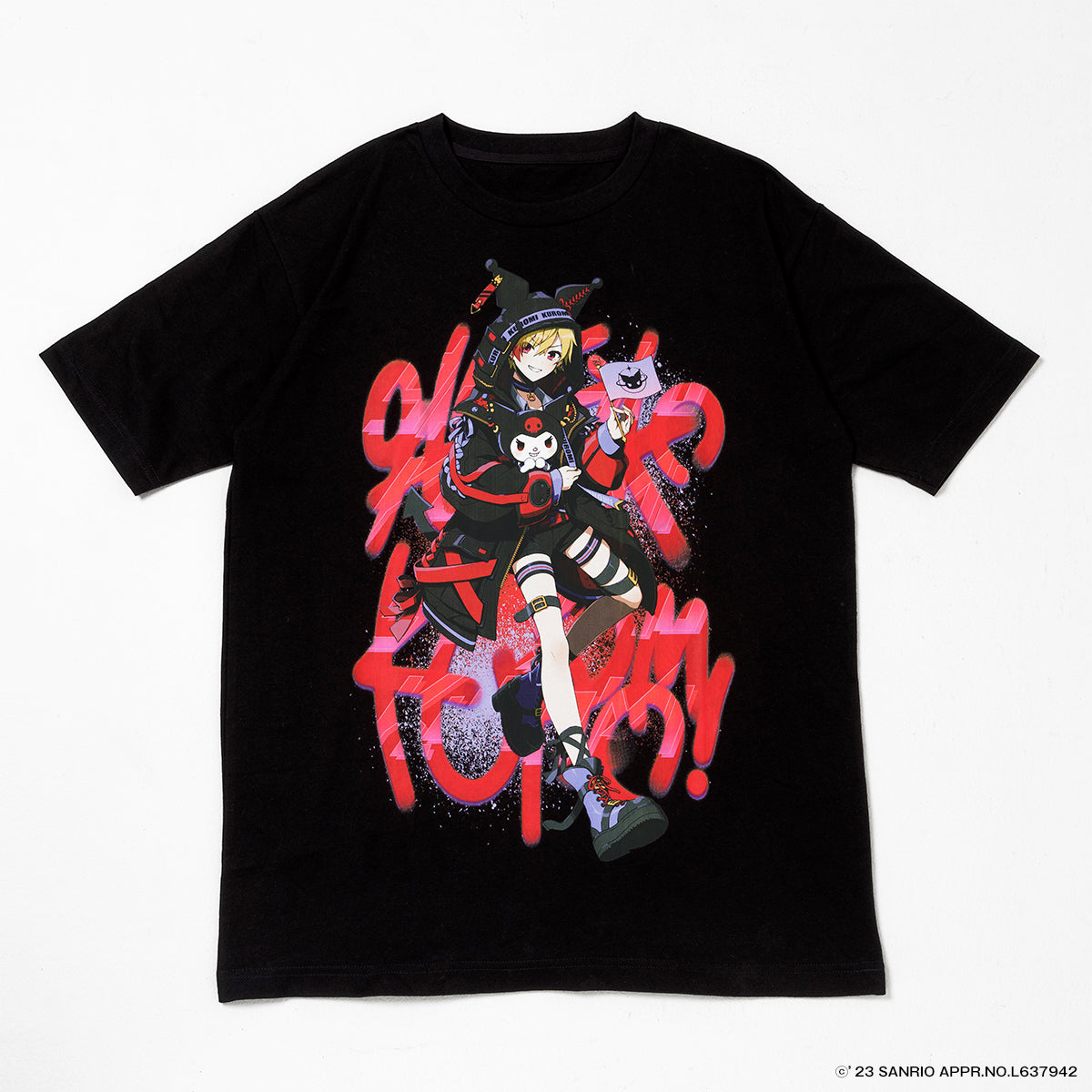 【クロミ×96猫】Tシャツ(BLK)