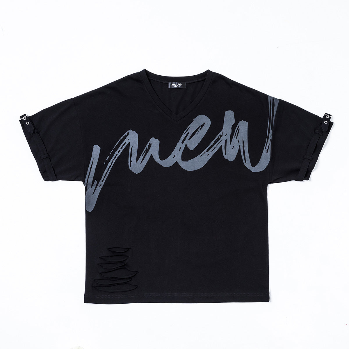 【mew】ベルトTシャツ(BLK)