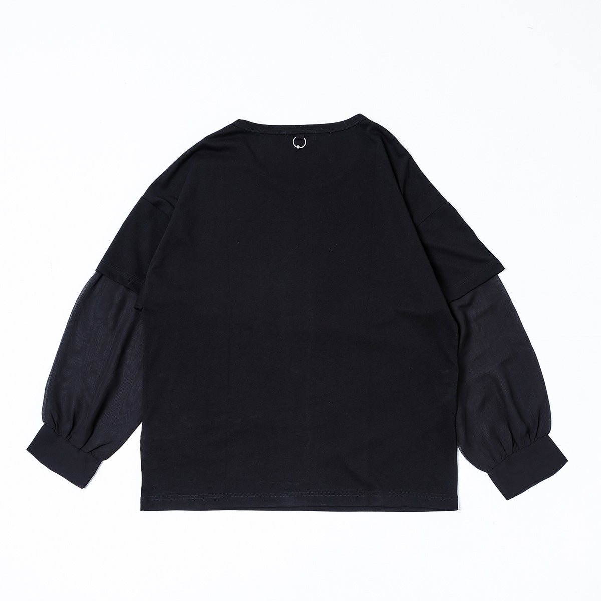 【mew】ZIPレイヤードL/S Tシャツ(BLK)